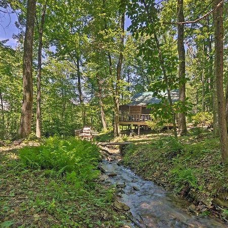 Creekside Cabin With Deck In Pisgah Forest! Barnardsville Εξωτερικό φωτογραφία