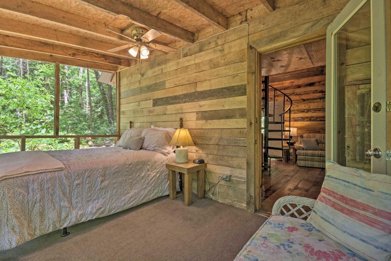 Creekside Cabin With Deck In Pisgah Forest! Barnardsville Εξωτερικό φωτογραφία