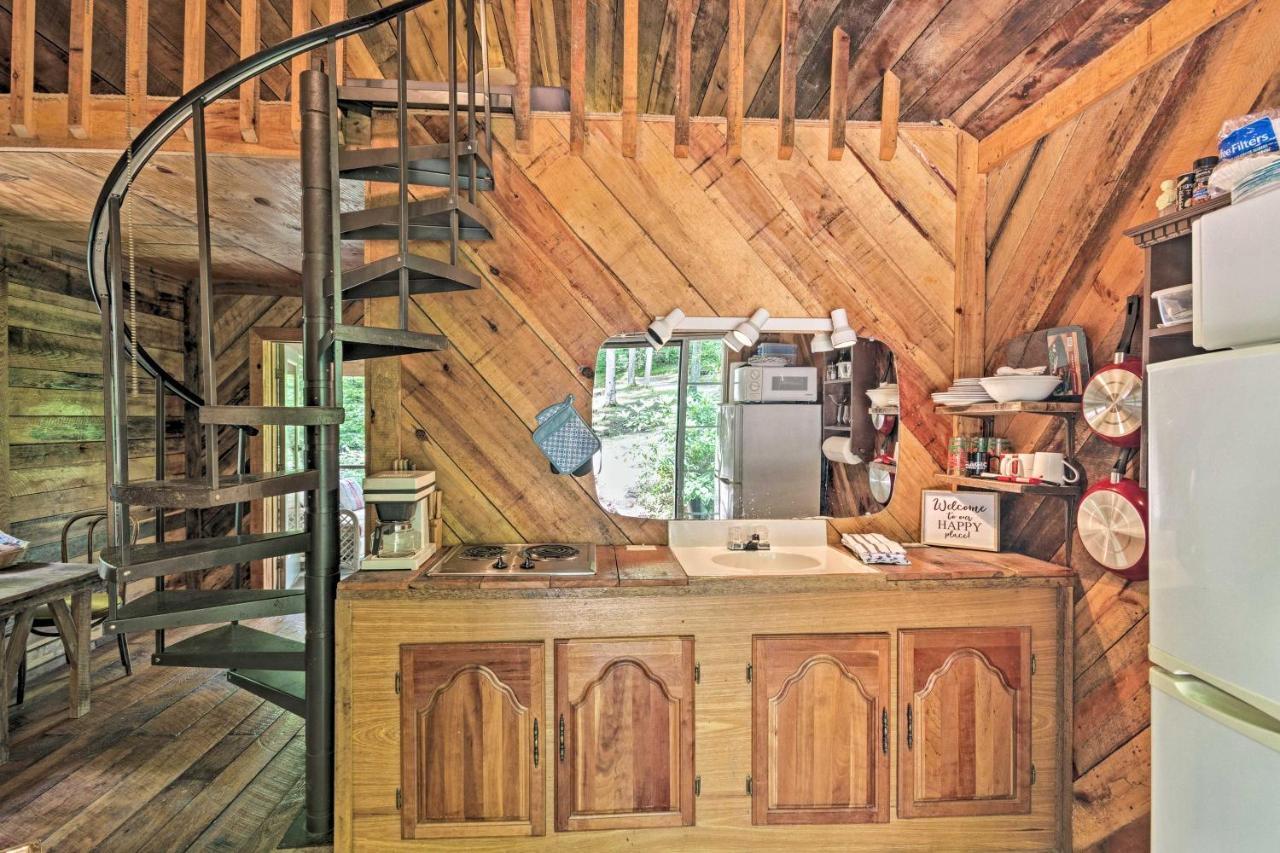Creekside Cabin With Deck In Pisgah Forest! Barnardsville Εξωτερικό φωτογραφία