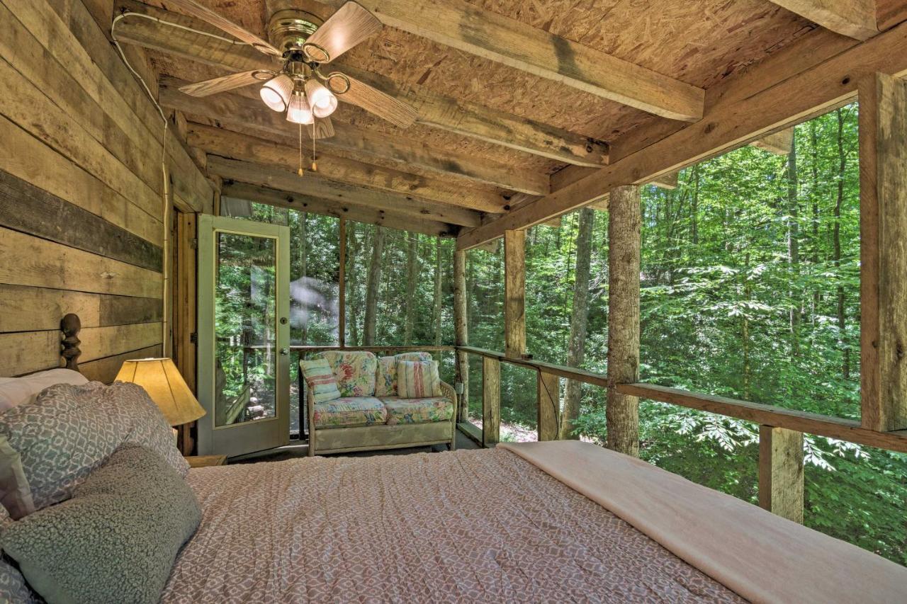 Creekside Cabin With Deck In Pisgah Forest! Barnardsville Εξωτερικό φωτογραφία