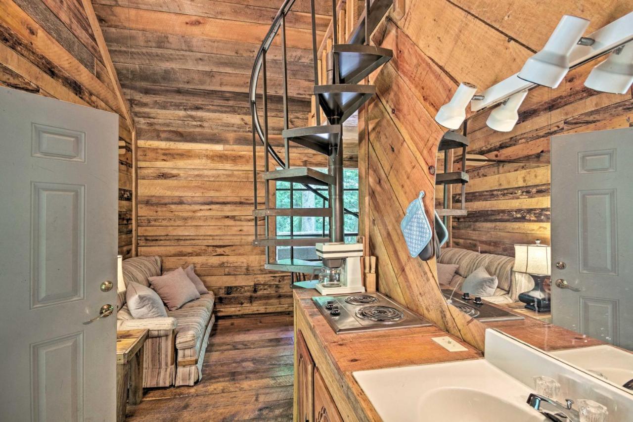 Creekside Cabin With Deck In Pisgah Forest! Barnardsville Εξωτερικό φωτογραφία