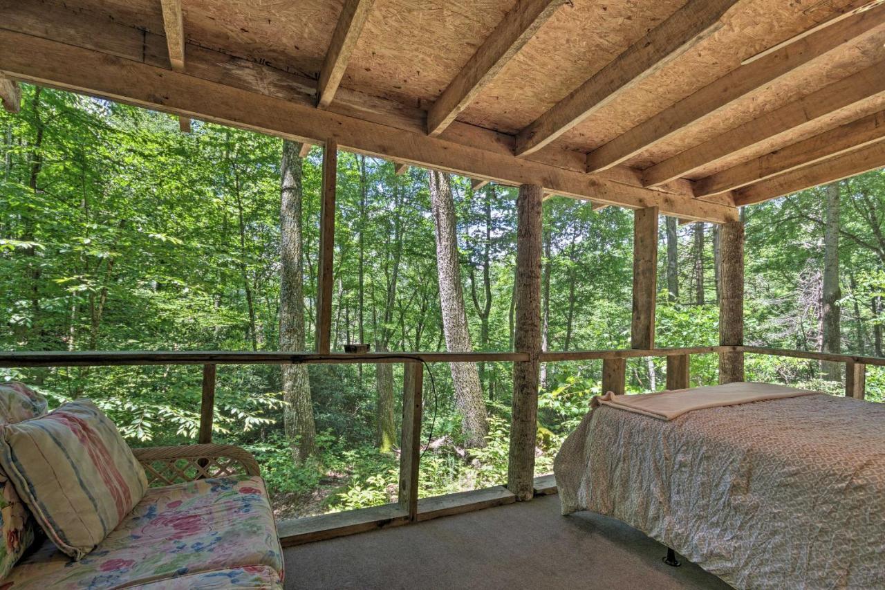 Creekside Cabin With Deck In Pisgah Forest! Barnardsville Εξωτερικό φωτογραφία