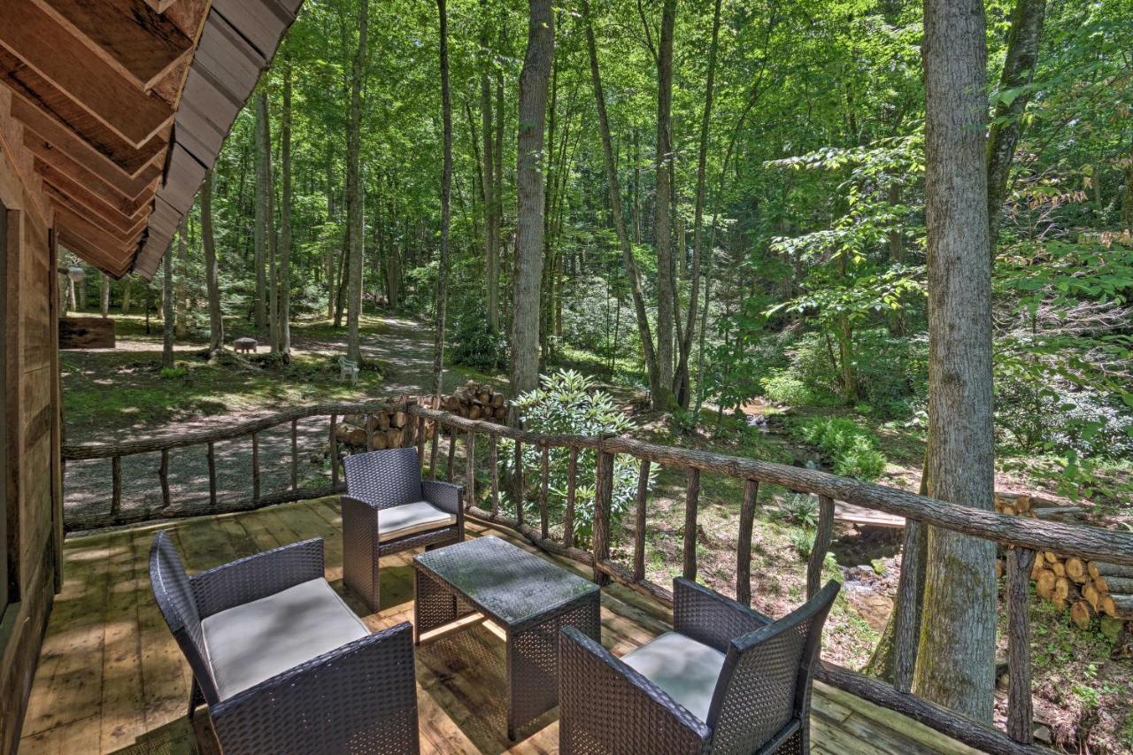 Creekside Cabin With Deck In Pisgah Forest! Barnardsville Εξωτερικό φωτογραφία