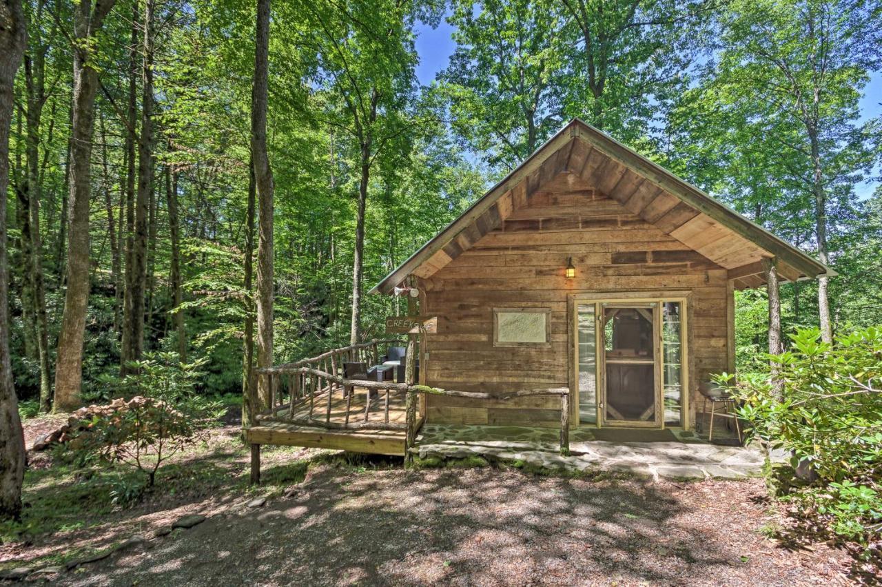 Creekside Cabin With Deck In Pisgah Forest! Barnardsville Εξωτερικό φωτογραφία